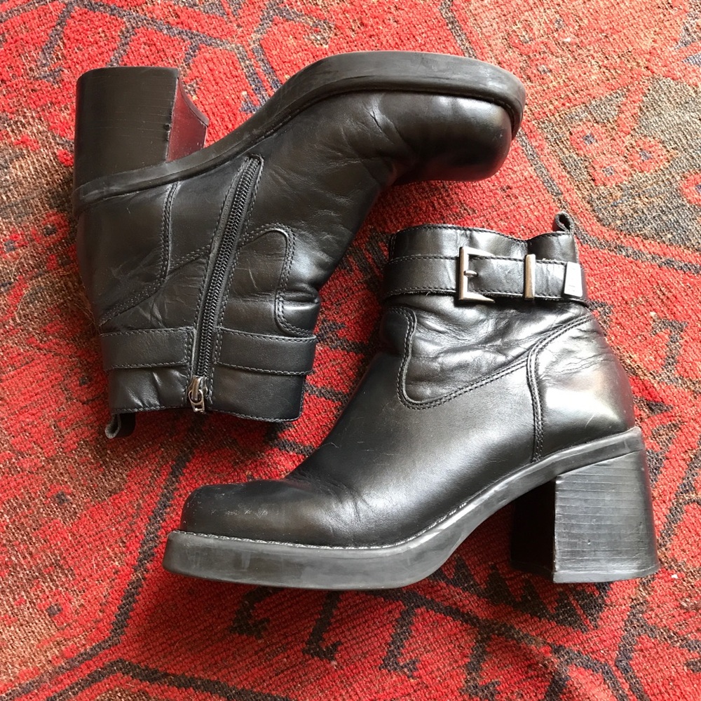Harley Davidson Chunky Moto Motorcycle Boots 7.5